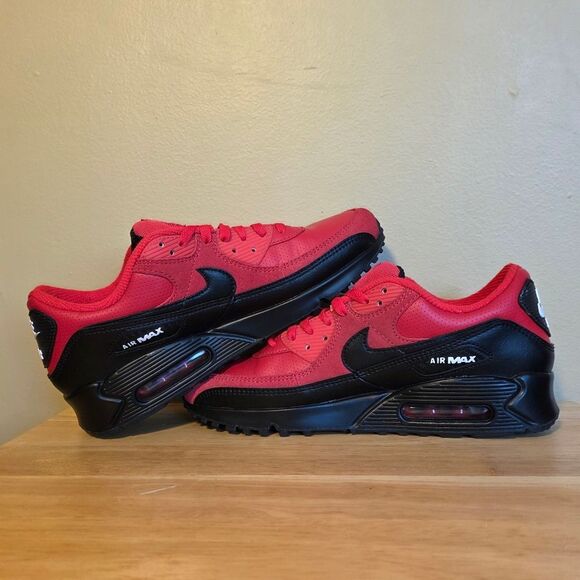 Nike Air Max 90 Speed Red Black White IF0670-600 Men's Size 9 - Picture 4 of 8